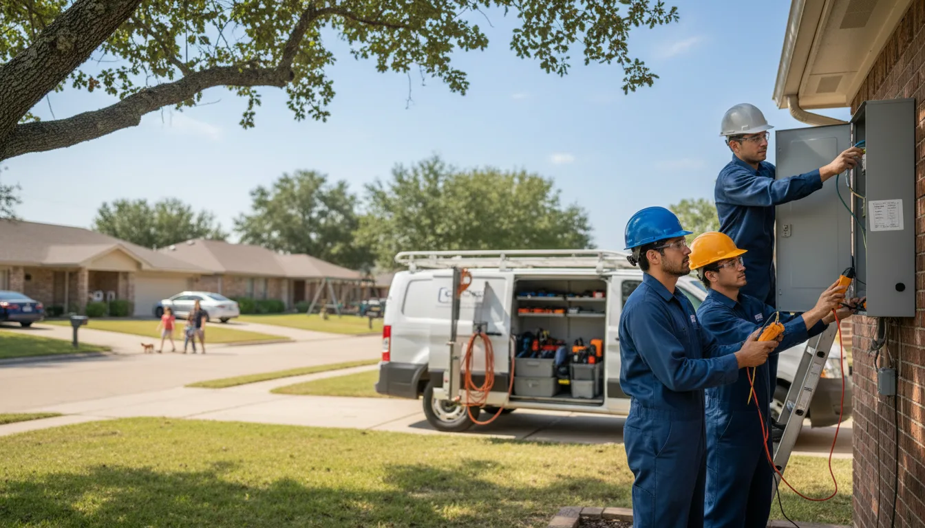 Certified electrician providing emergency electrical services in Red Rock, AZ